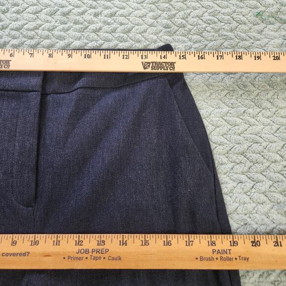 Express Editor Super High Rise Straight Ankle Dress Jeans 8 - Picture 8 of 13